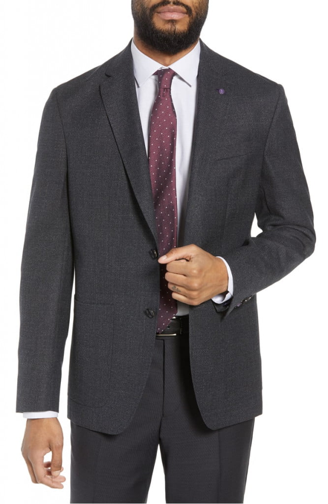 Ted Baker London Kyle Trim Fit Solid Wool Suit