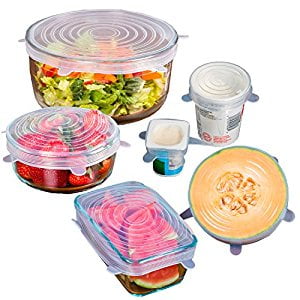 Silicone stretch lids