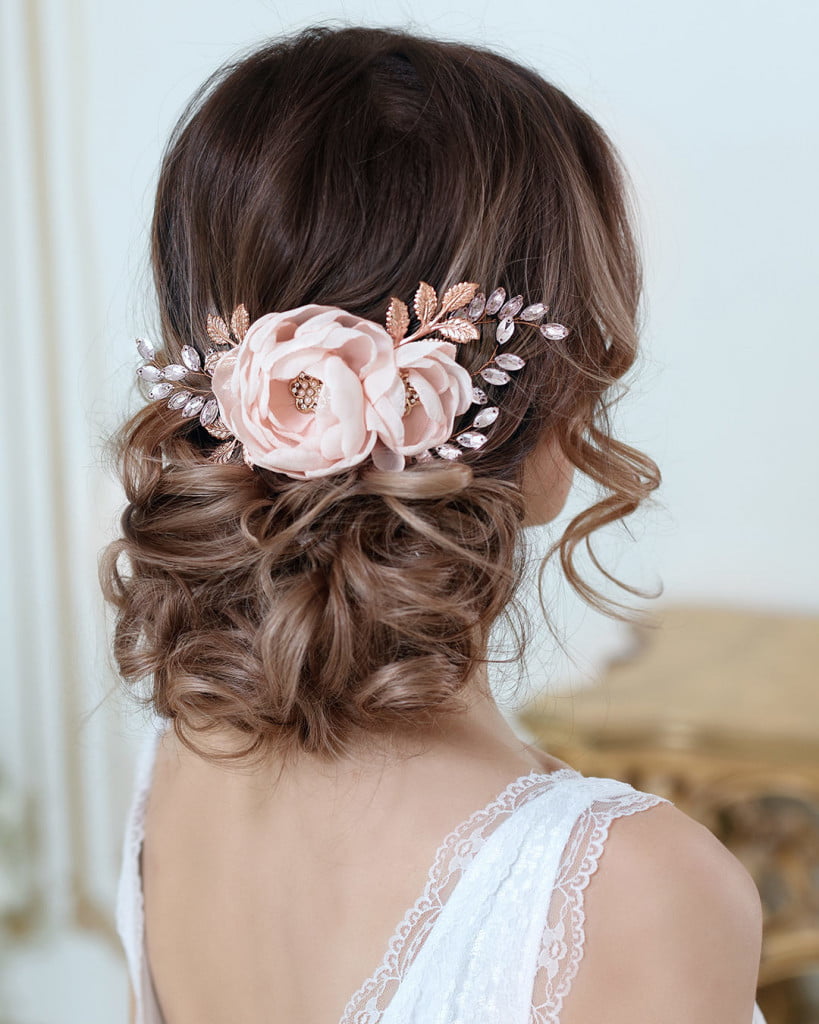 Loose Curl Side Bun