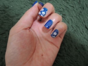 Glitter Gradient Nails
