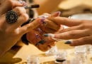 Spooky Black Nail Paint Art for Halloween