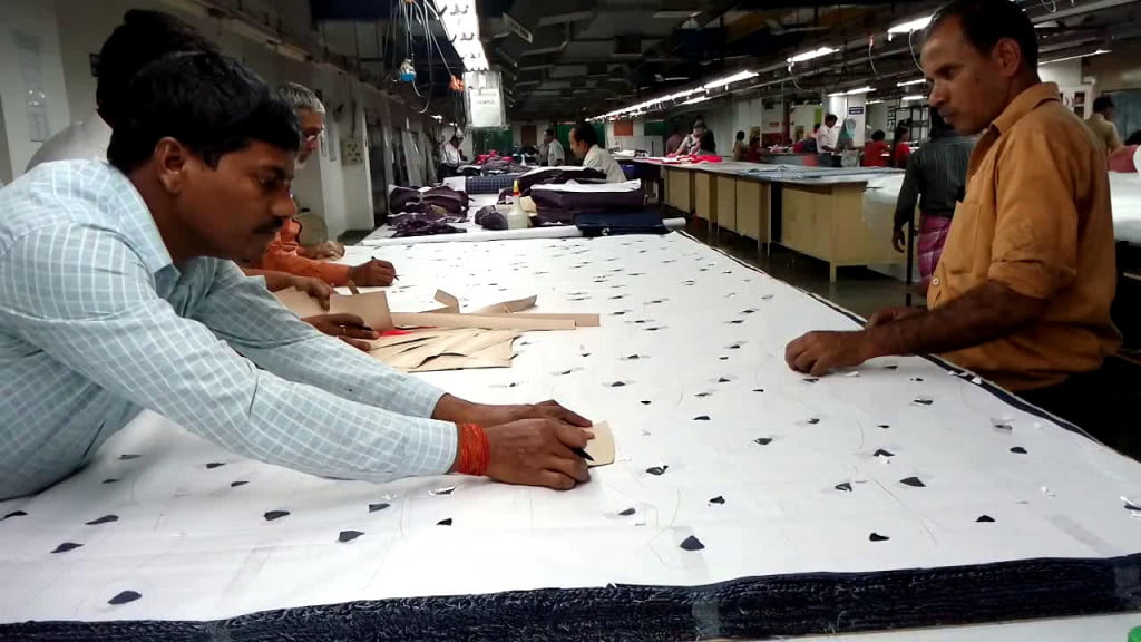 Textile Cutting Process 