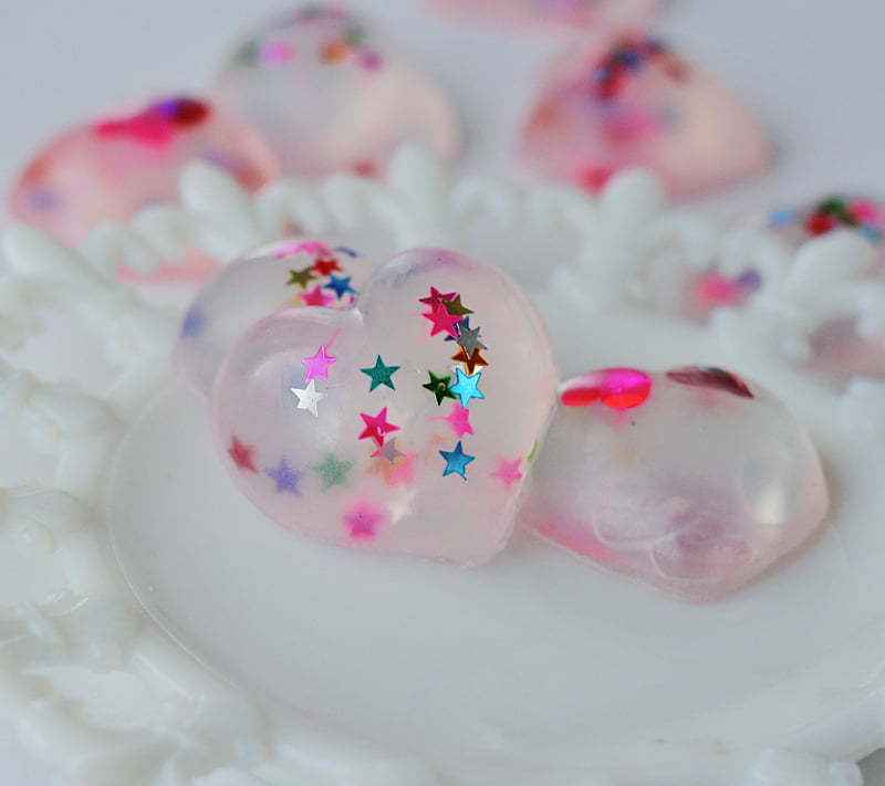 Decorative homemade soaps