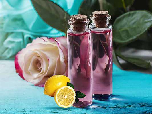 Lemon And Rose Water Paste