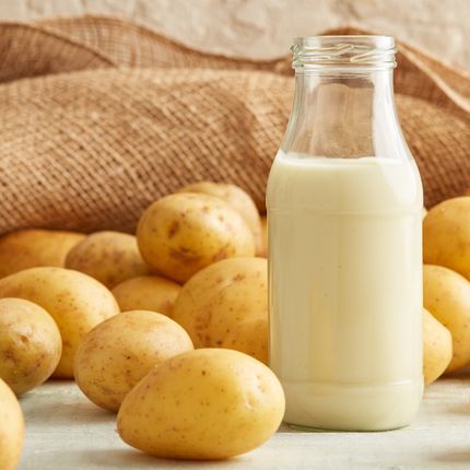 Raw Milk And Potato Juice, potato juice on face