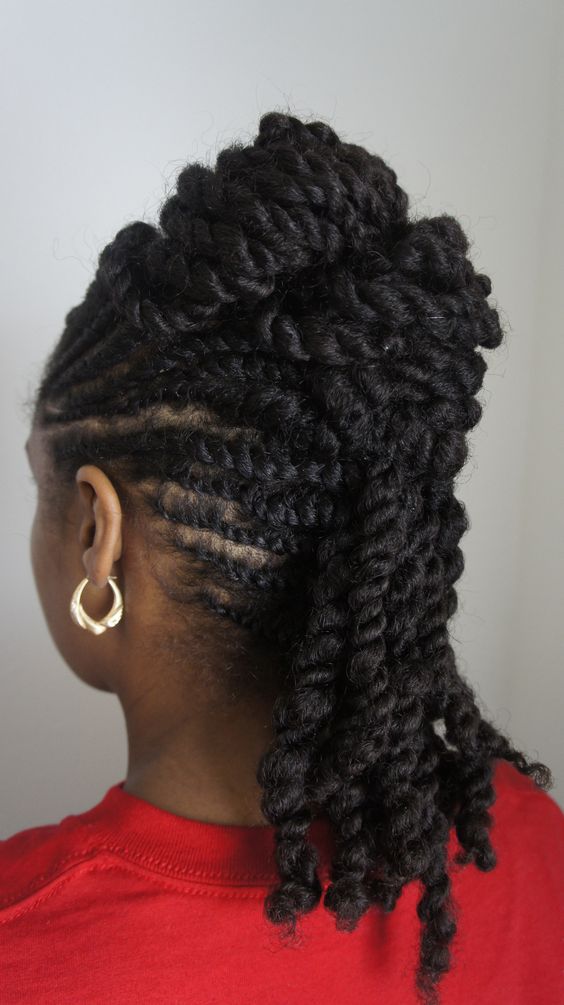 Cheeky And Stunning Faux Mohawk 