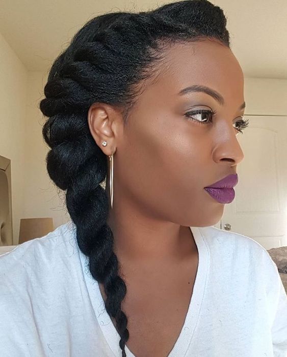 Immense Natural Flat Twists With Braided Hairstyles With Weave