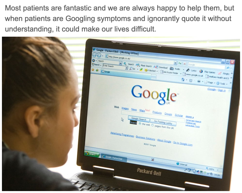 Many Patients Have A Notion That They Recognize What Is Best