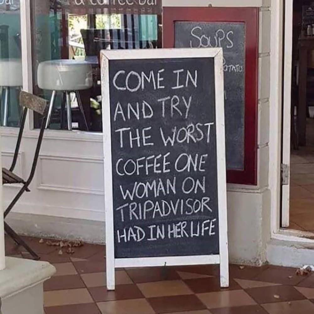 Most noticeably awful Coffee Ever, Trust Karen