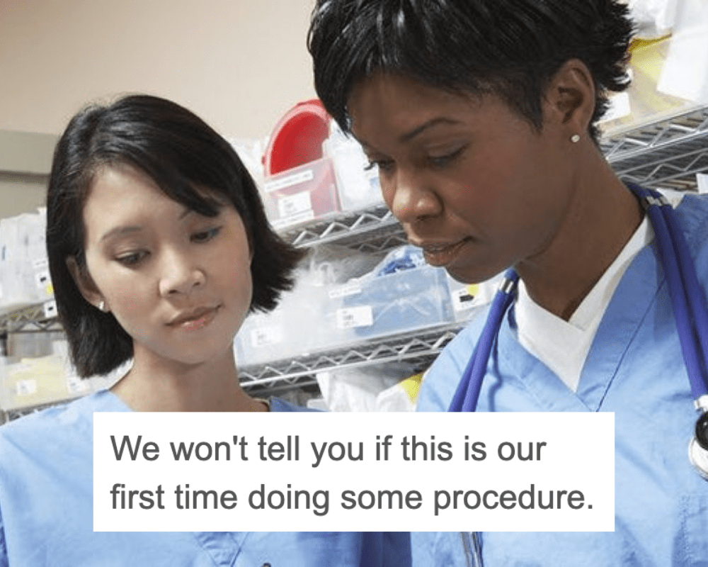 We Conceal Our Inexperience