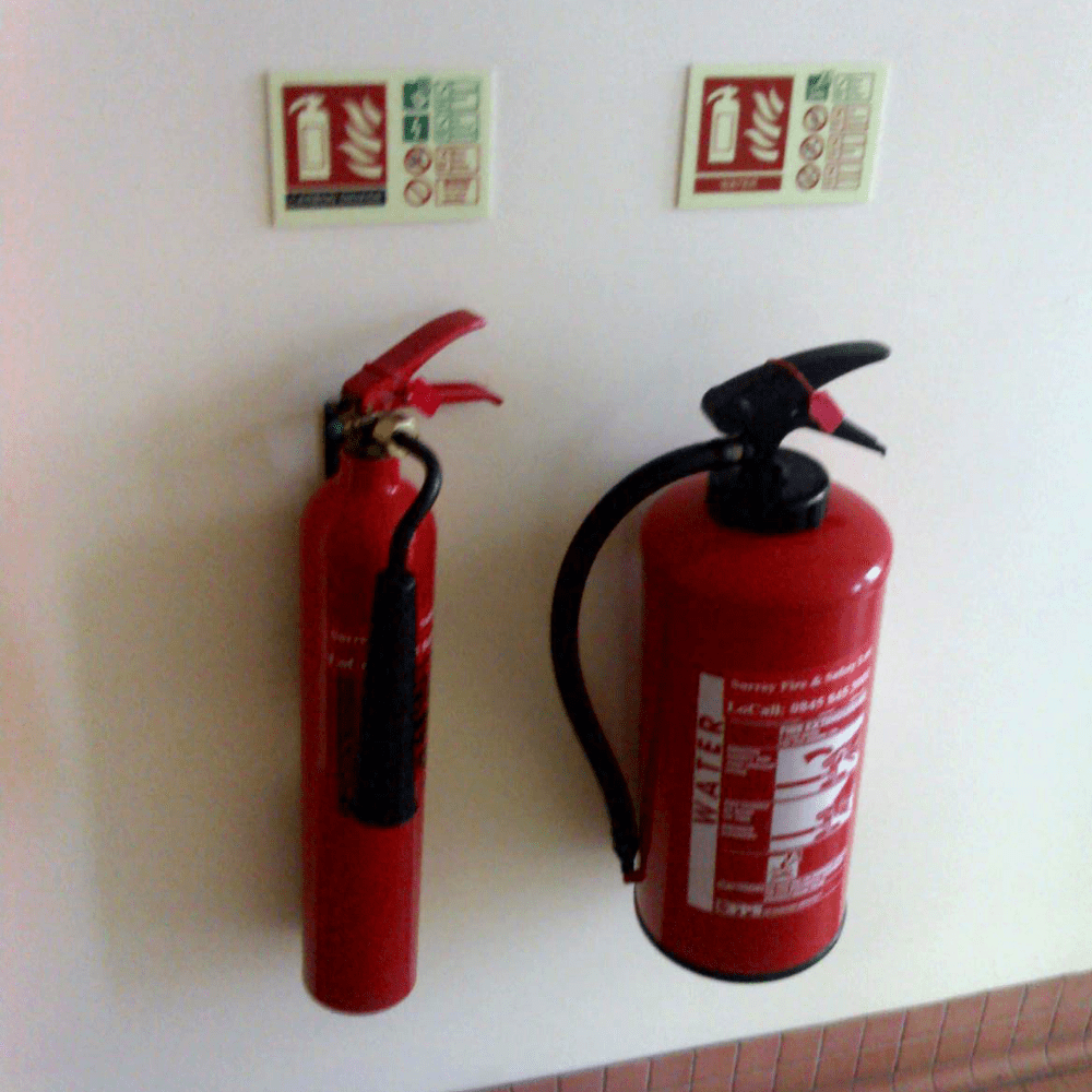 fire extinguishers