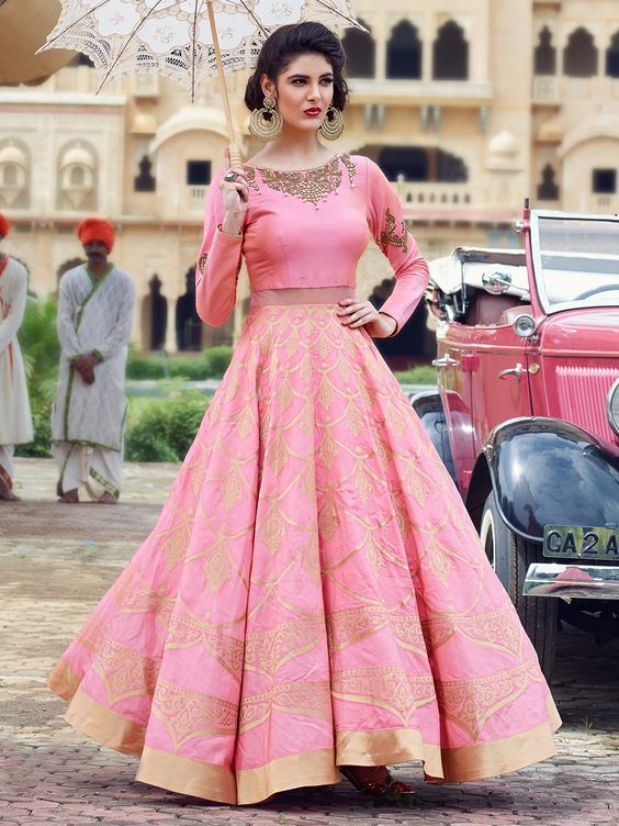 Boat Neck Lehenga Blouse Design