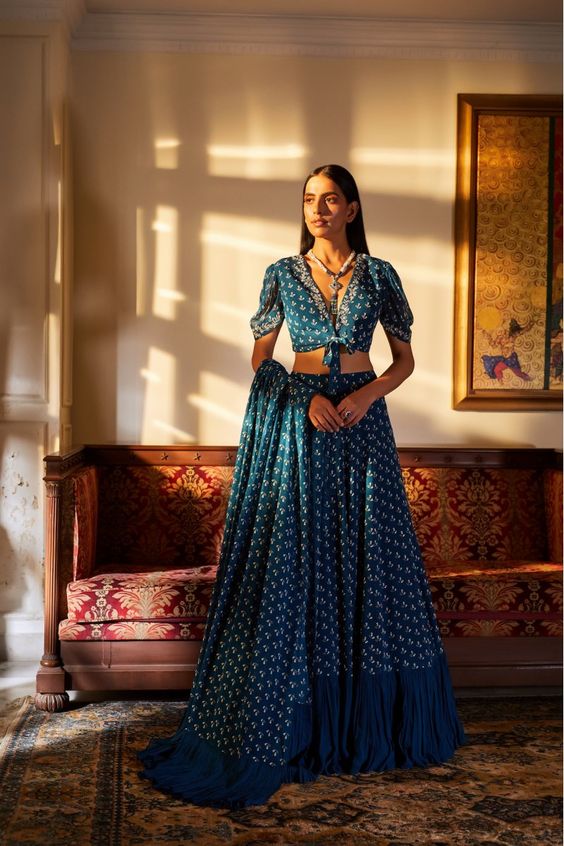 Knotted Blouse Design