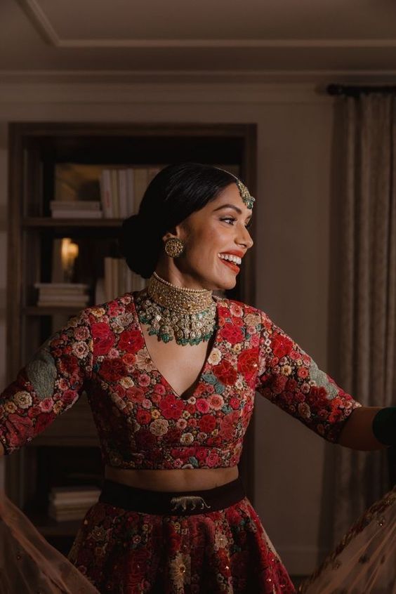 Multi-Color Floral Blouse