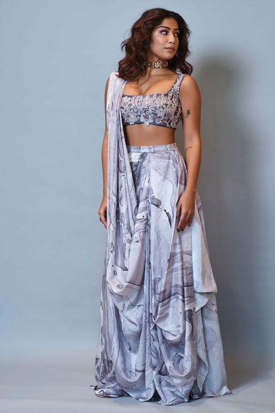 Square Neckline Blouse