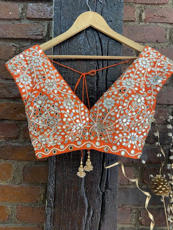 Stone Work Blouse Design