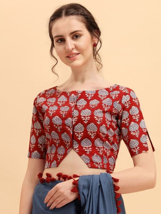 best cotton blouse designs