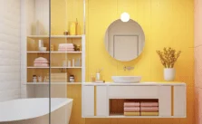 bathroom cabinet colors