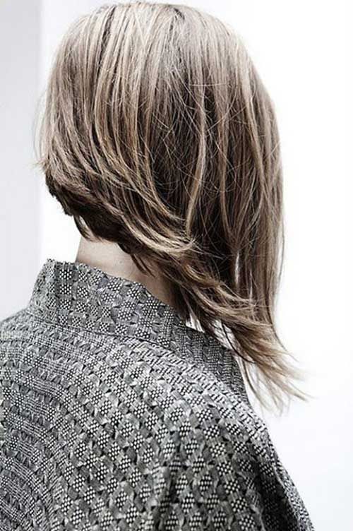 Asymmetrical Textured Bob