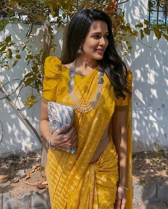 Boat Neck Puff Sleeve Blouse