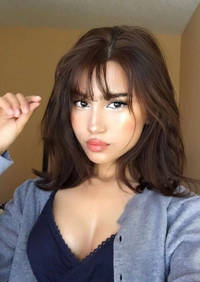 Medium Bob With Wispy Bangs