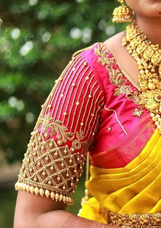 Blouse With Cut Work Designer Patterns