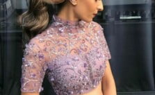 High Neck Blouse Design