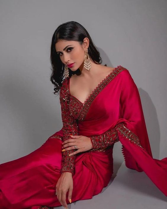 Sequence Heavy Embroidered Blouse