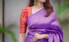 blouse designs for plain silk sarees