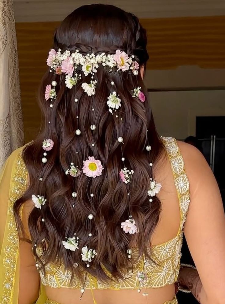 Beach Waves With Crown Puff