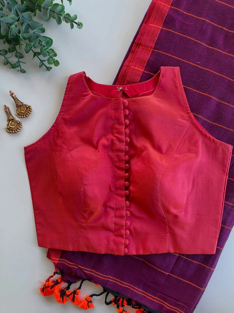 Button Detailing Blouse