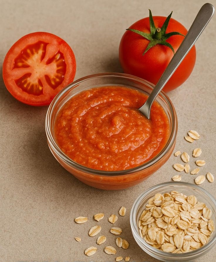 Oats And Tomato Scrub
