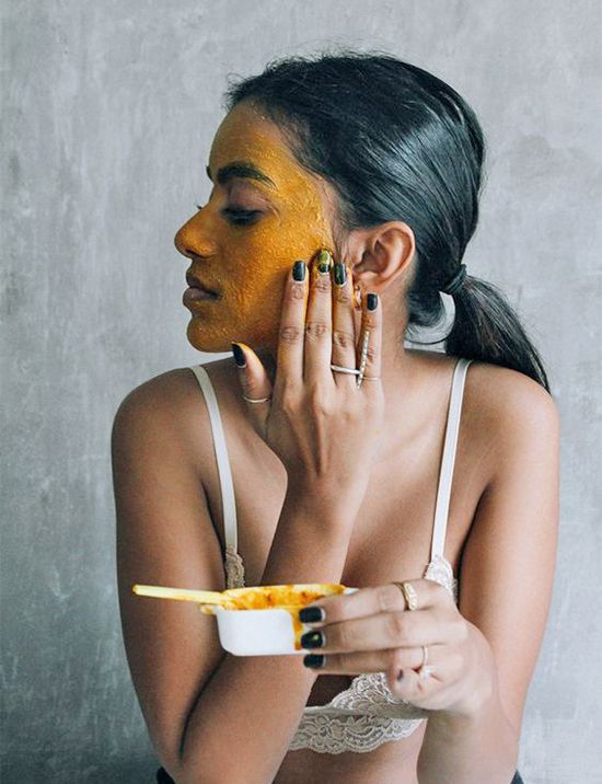 Milk, Glycerin, And Turmeric