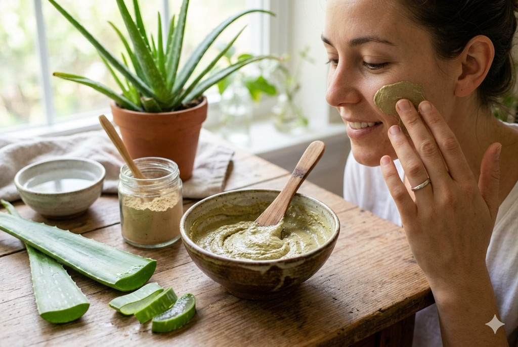 Aloe Vera and Multani Mitti Face Pack