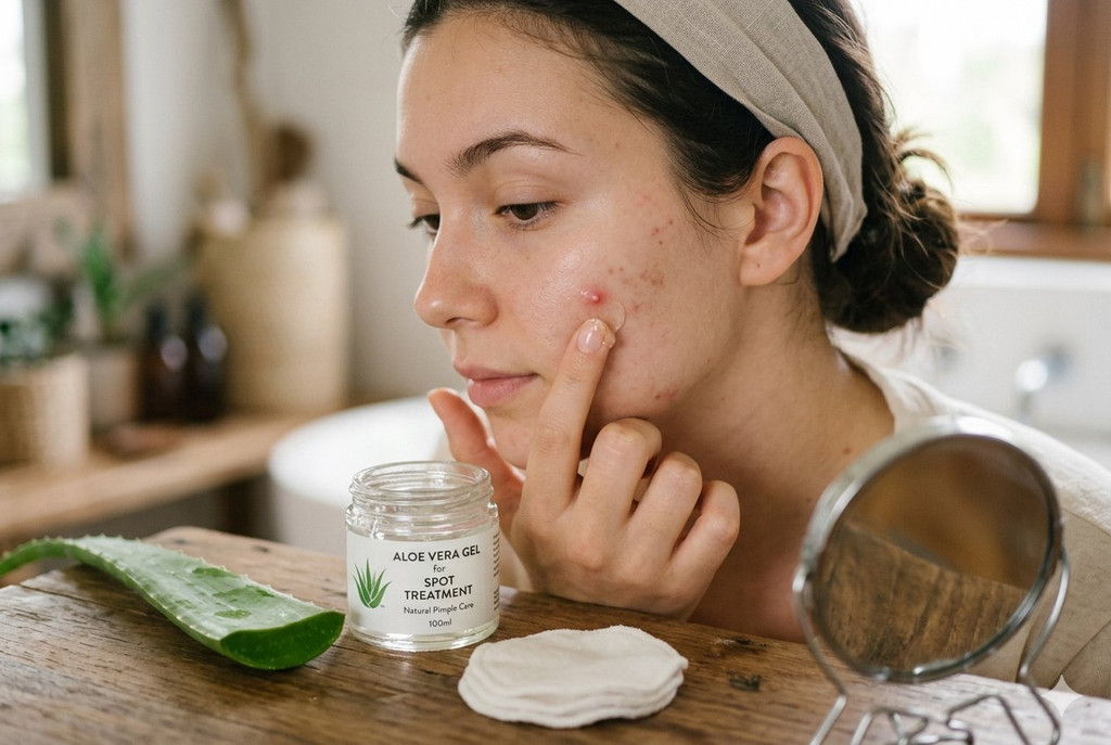 Aloe Vera for Spot Treatment for Pimples