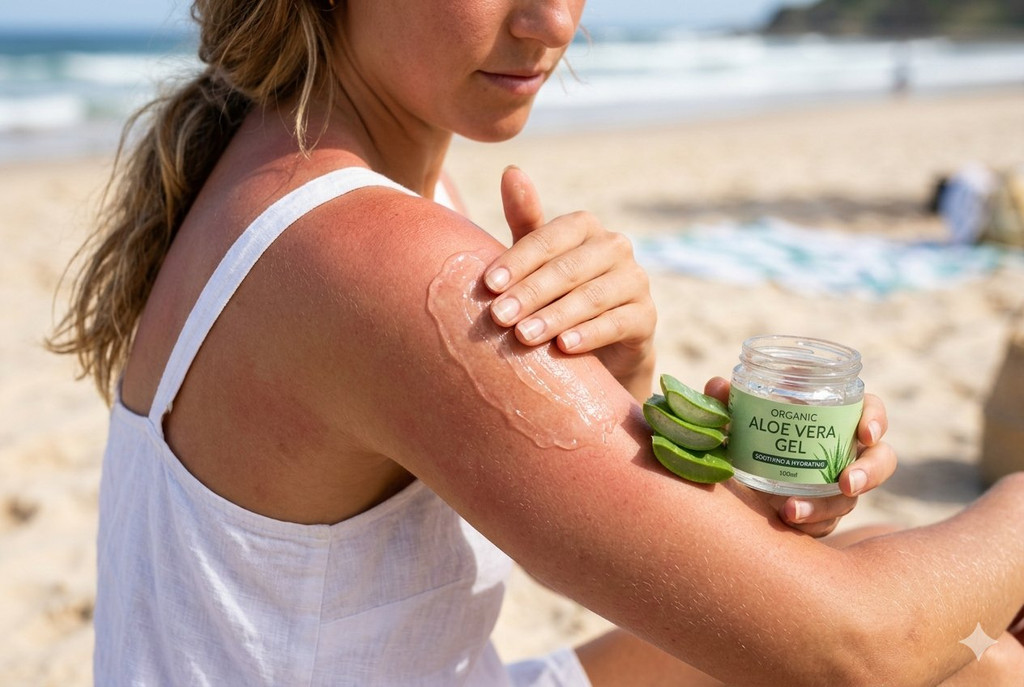 Aloe Vera for sun burn