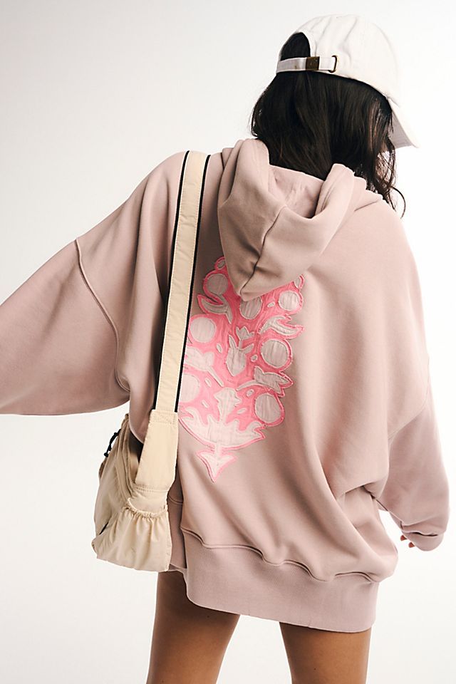 Cute Oversized Graphic Hoodie