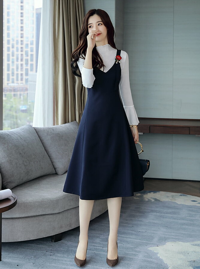 Dress Over The Blouse