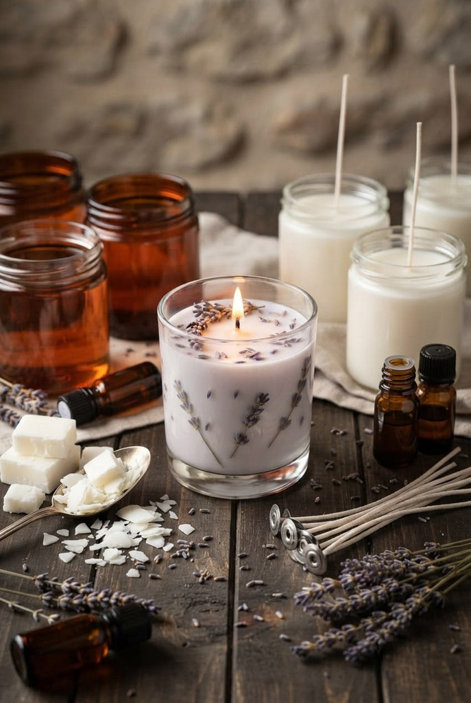 Hand-poured Scented Soy Candles