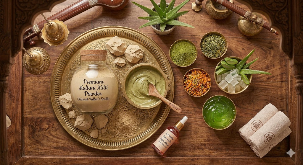 Multani Mitti + Aloe Vera Gel