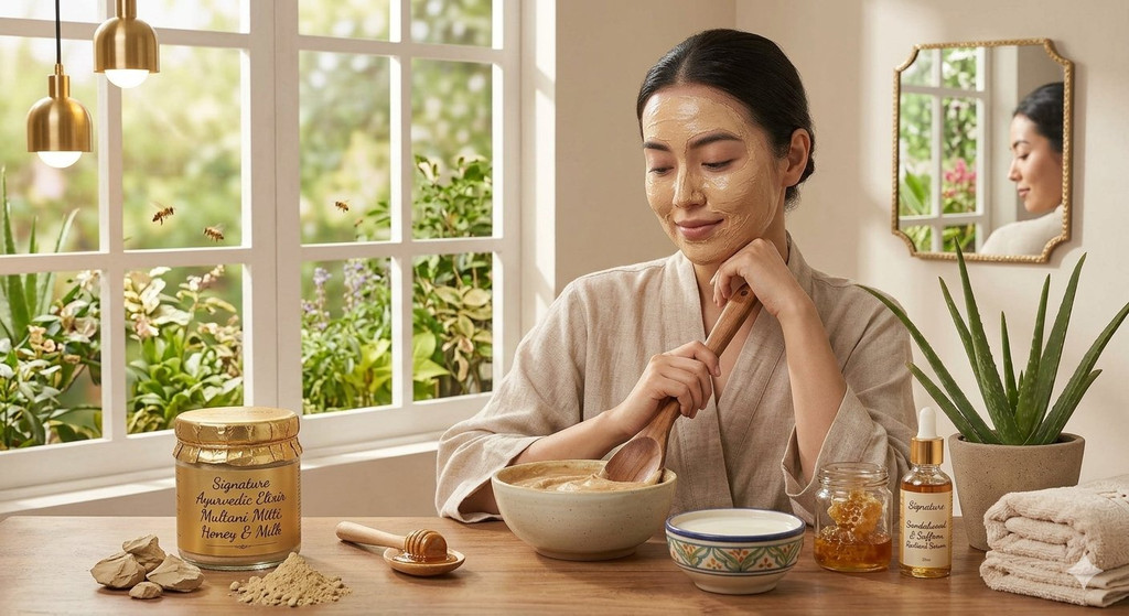 Multani Mitti + Honey + Milk for Dry Skin