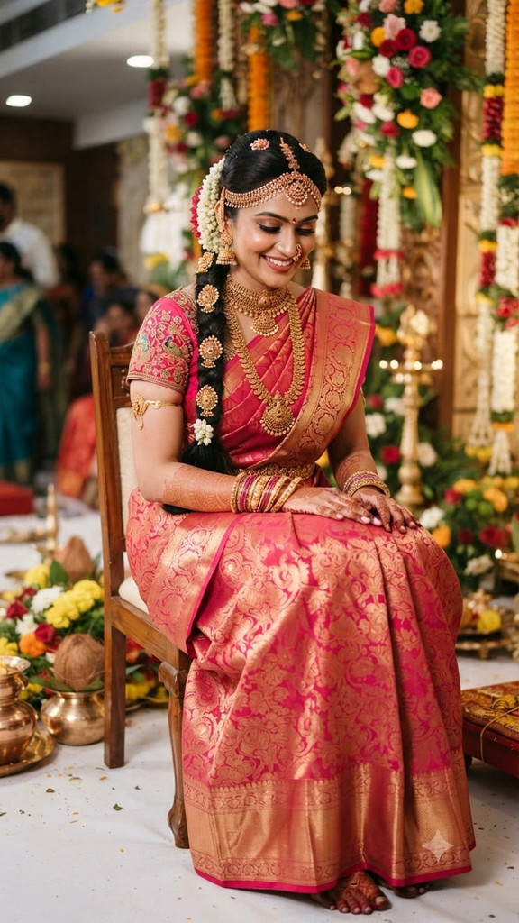 South Indian Bridal Look
