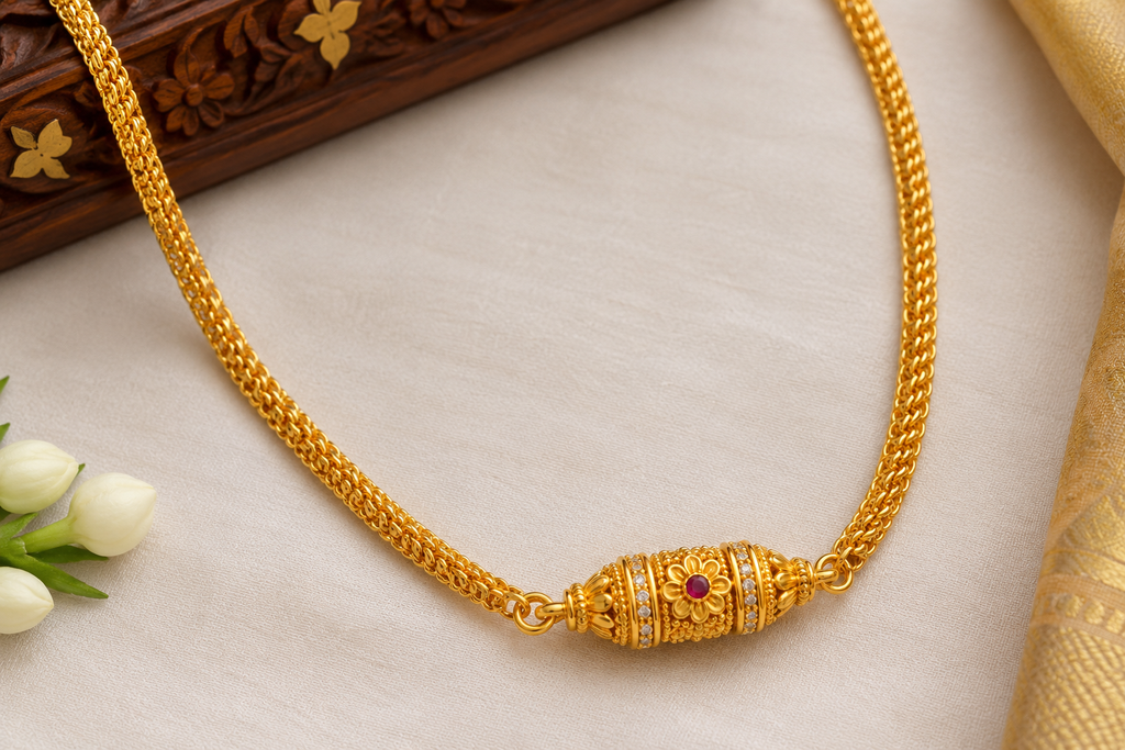 Choosing the Right Mugappu Chain for Your Outfit