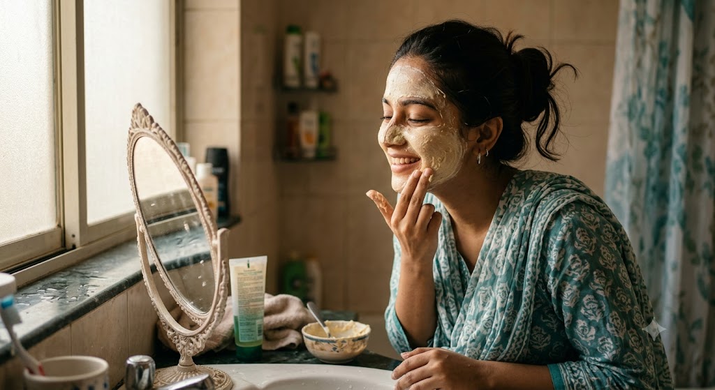 Gram Flour and Yogurt Face Pack
