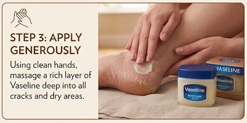 Apply Vaseline