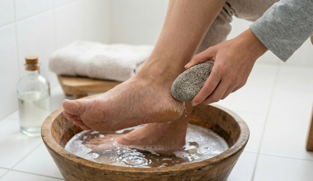 How to Use a Pumice Stone for Cracked Heels