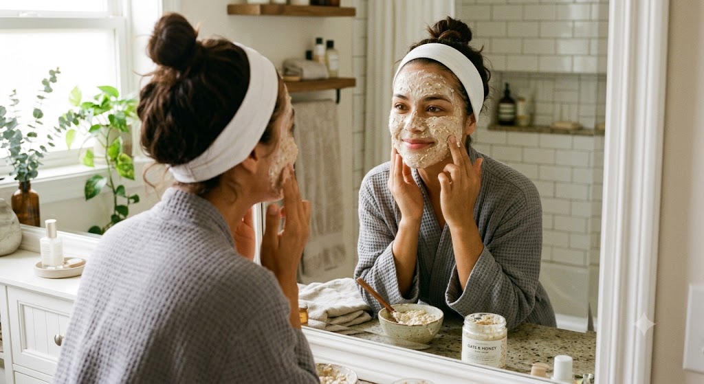Oatmeal and Yogurt Face Pack