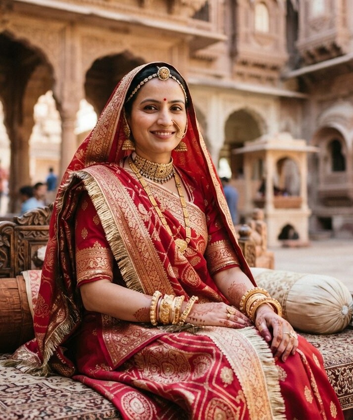 How to Wear Rajputi Saree